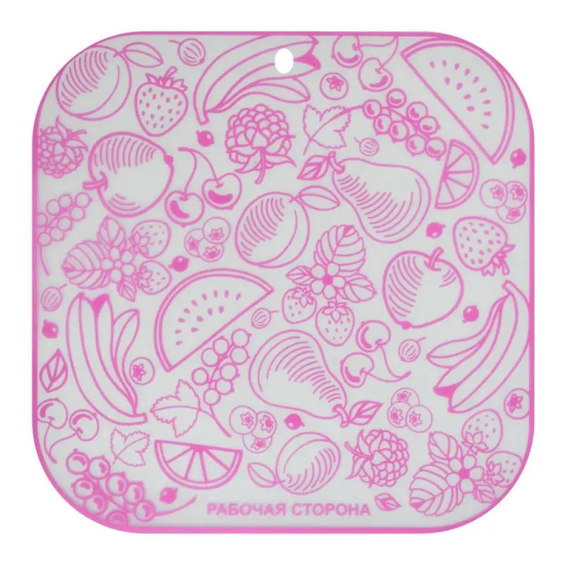 Доска разделочная Фрукты 28х28 см Доска разделочная Фрукты 28х28 см