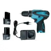 Шуруповерт аккумуляторный 12V  24 Нм  2 АКБ (цвет в ассортименте)