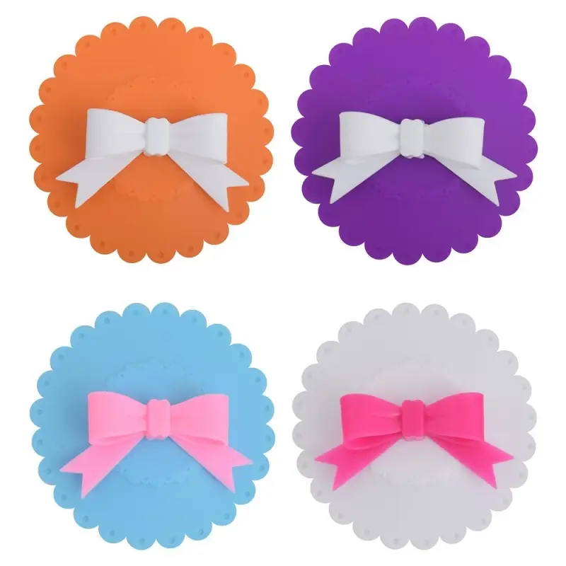 Силиконовая крышка присоска для чашек и банок Бантик (ассортимент) Силиконовая крышка присоска для чашек и банок Бантик (ассортимент)