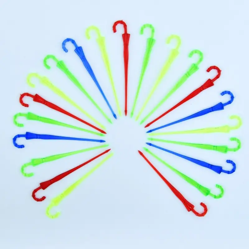 Шпажки для канапе Зонтики 20 шт Шпажки для канапе Зонтики 20 шт