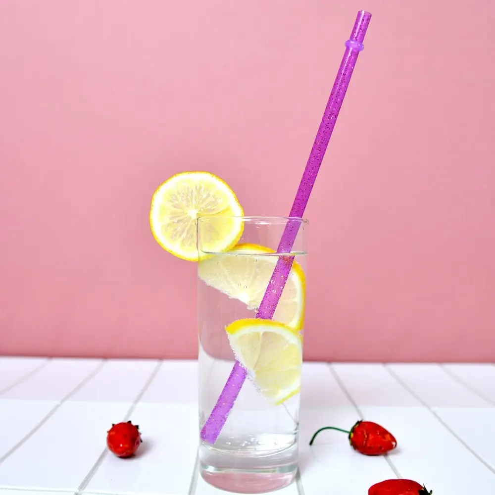 Трубочки для коктейля Блестки 6 шт Трубочки для коктейля Блестки 6 шт