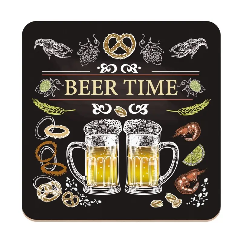 Подставка под горячее BEER TIME 14х14см Подставка под горячее BEER TIME 14х14см