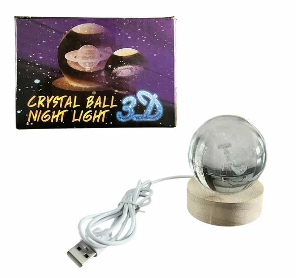 Ночник Светящийся хрустальный шар (в ассортименте) Ночник Светящийся хрустальный шар (в ассортименте)