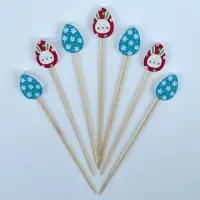 Шпажки для канапе Пасхальные яйца 24 шт Шпажки для канапе Пасхальные яйца 24 шт