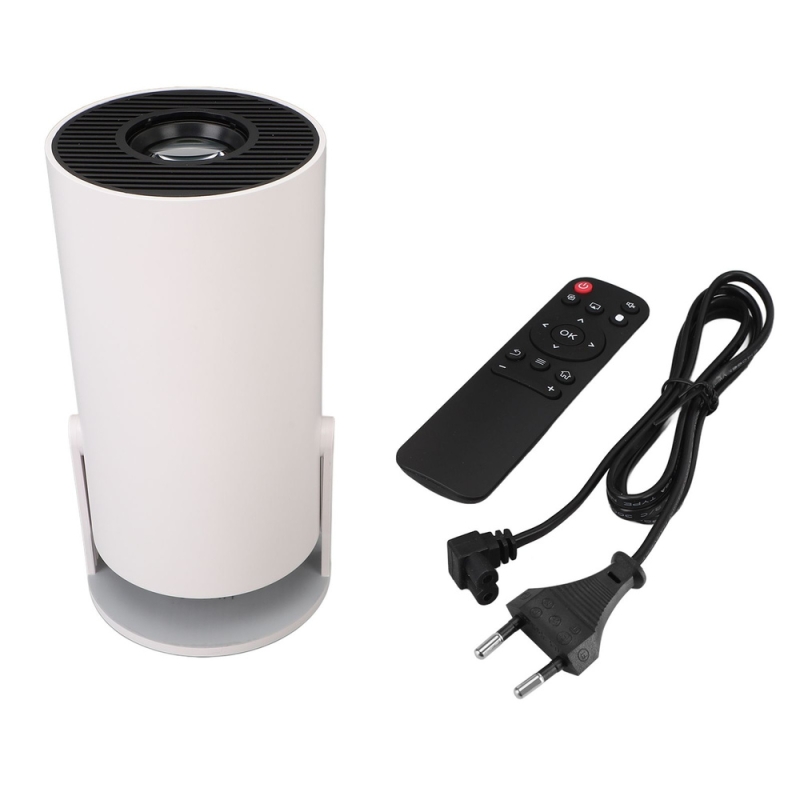 Мини-проектор 4K Smart с автоматической коррекцией трапецеидальных искажений белый Мини-проектор 4K Smart с автоматической коррекцией трапецеидальных искажений белый