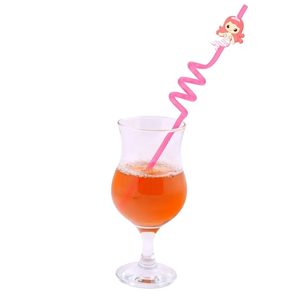 Трубочки для коктейля Веселые русалочки 4 шт Трубочки для коктейля Веселые русалочки 4 шт
