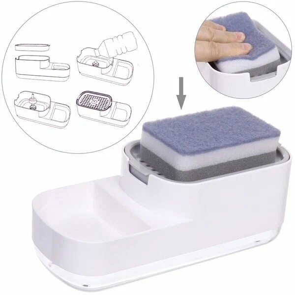 Подставка под губку с дозатором Подставка под губку с дозатором