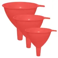 Воронки 3 шт диаметры 6,7,8 см (ассортимент) Воронки 3 шт диаметры 6,7,8 см (ассортимент)