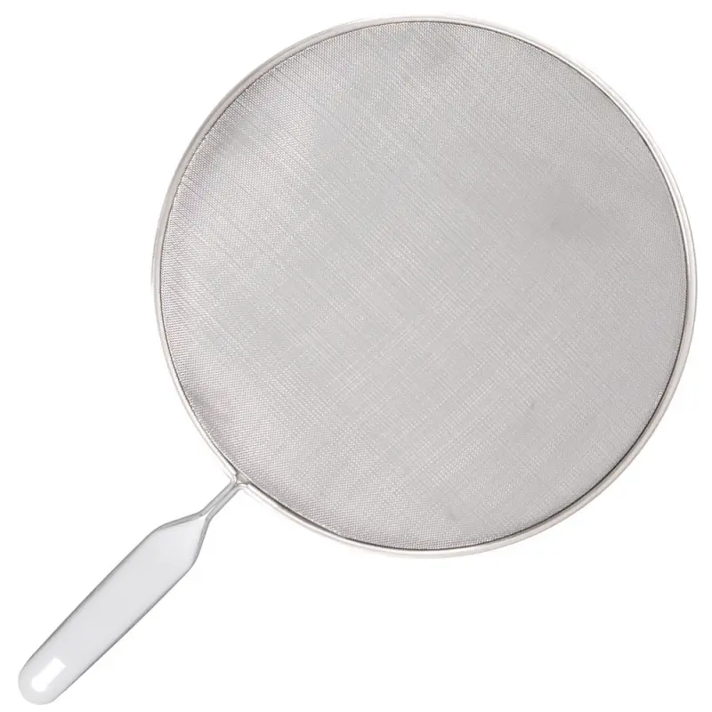 Сито плоское с ручкой Экран от брызг диаметр 26см Сито плоское с ручкой Экран от брызг диаметр 26см