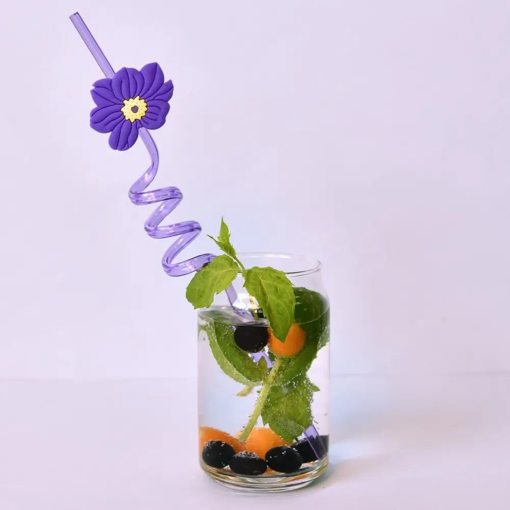 Трубочки для коктейля Гавайская вечеринка 4 шт Трубочки для коктейля Гавайская вечеринка 4 шт