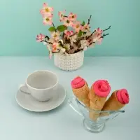 Конусы для трубочек, набор 3шт, 12х3,3см