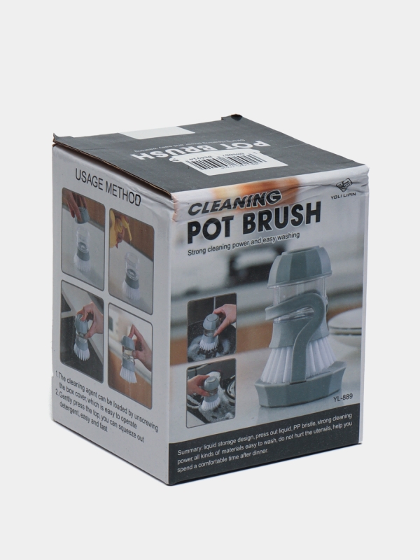 Щетка для мытья посуды с дозатором Щетка для мытья посуды с дозатором