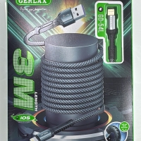 Кабель GERLAX Lightning USB 3м GD-54L