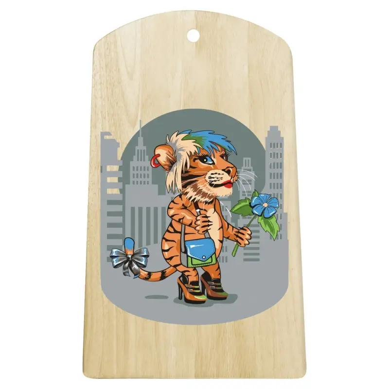 Доска разделочная Тигр Кайфолов 17х29 см (ассортимент) Доска разделочная Тигр Кайфолов 17х29 см (ассортимент)