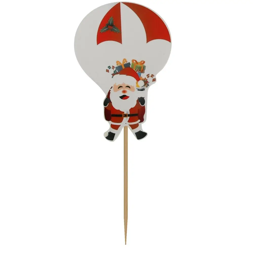 Топпер для украшения Новогодняя компания набор 6 шт Топпер для украшения Новогодняя компания набор 6 шт