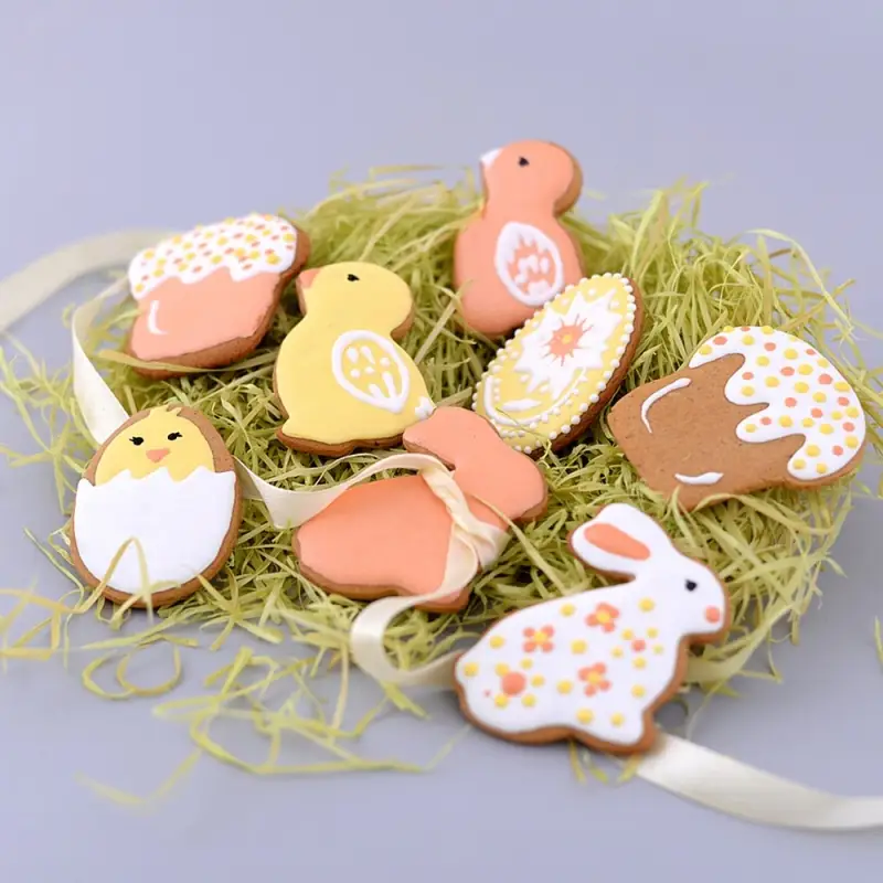 Форма для печенья, набор 4 шт, Форма для печенья, набор 4 шт, "Пасхальный"