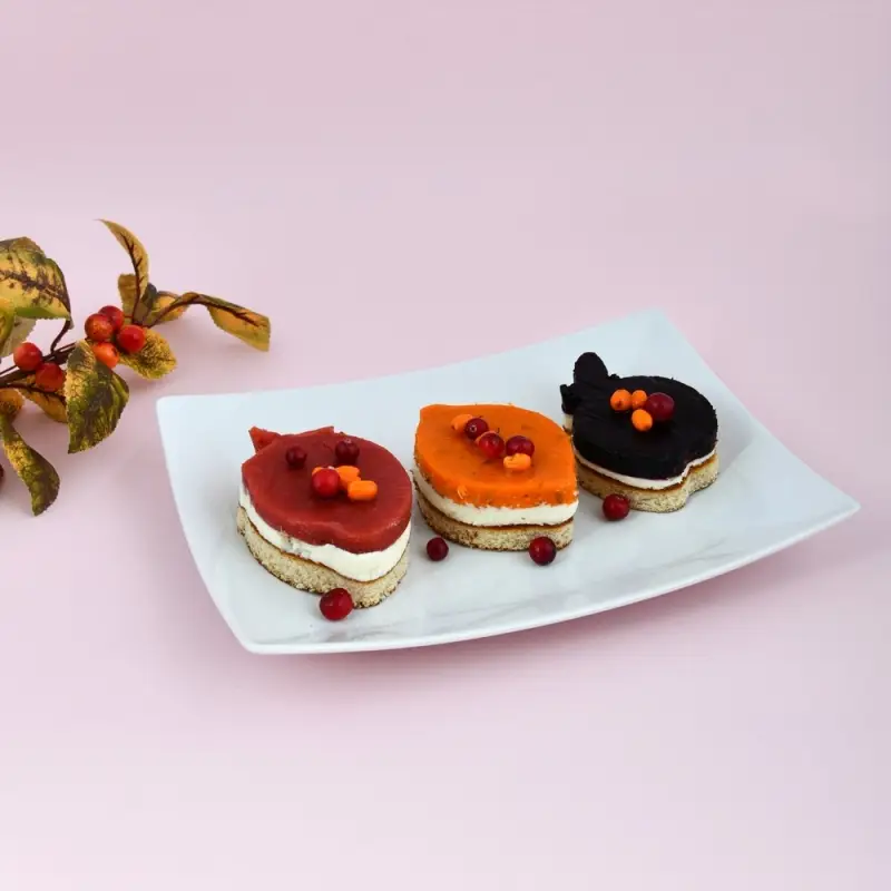 Форма для выпечки Форма для выпечки "Фрукты", набор 3 шт