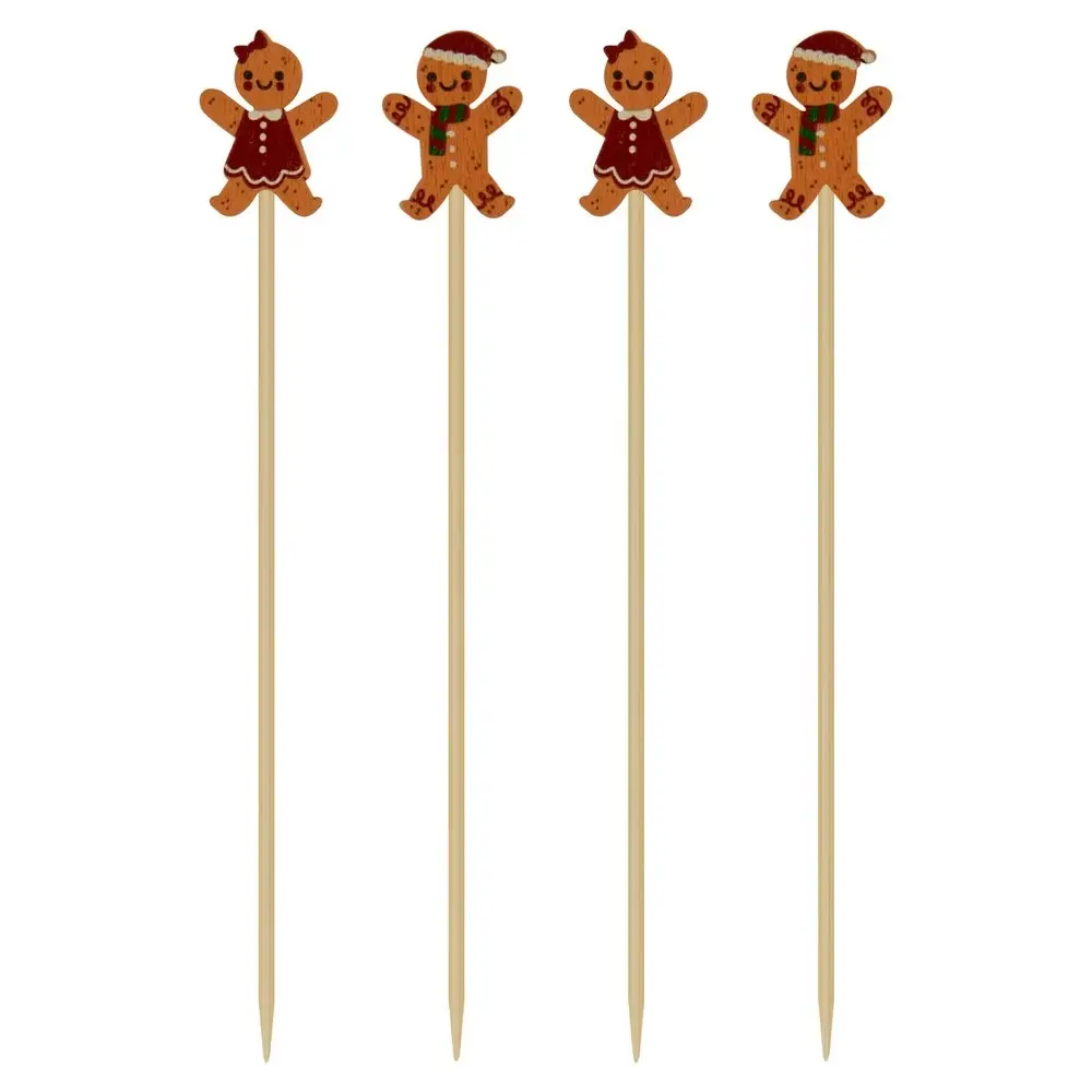 Шпажки для канапе Пряничный человечек 20 шт Шпажки для канапе Пряничный человечек 20 шт
