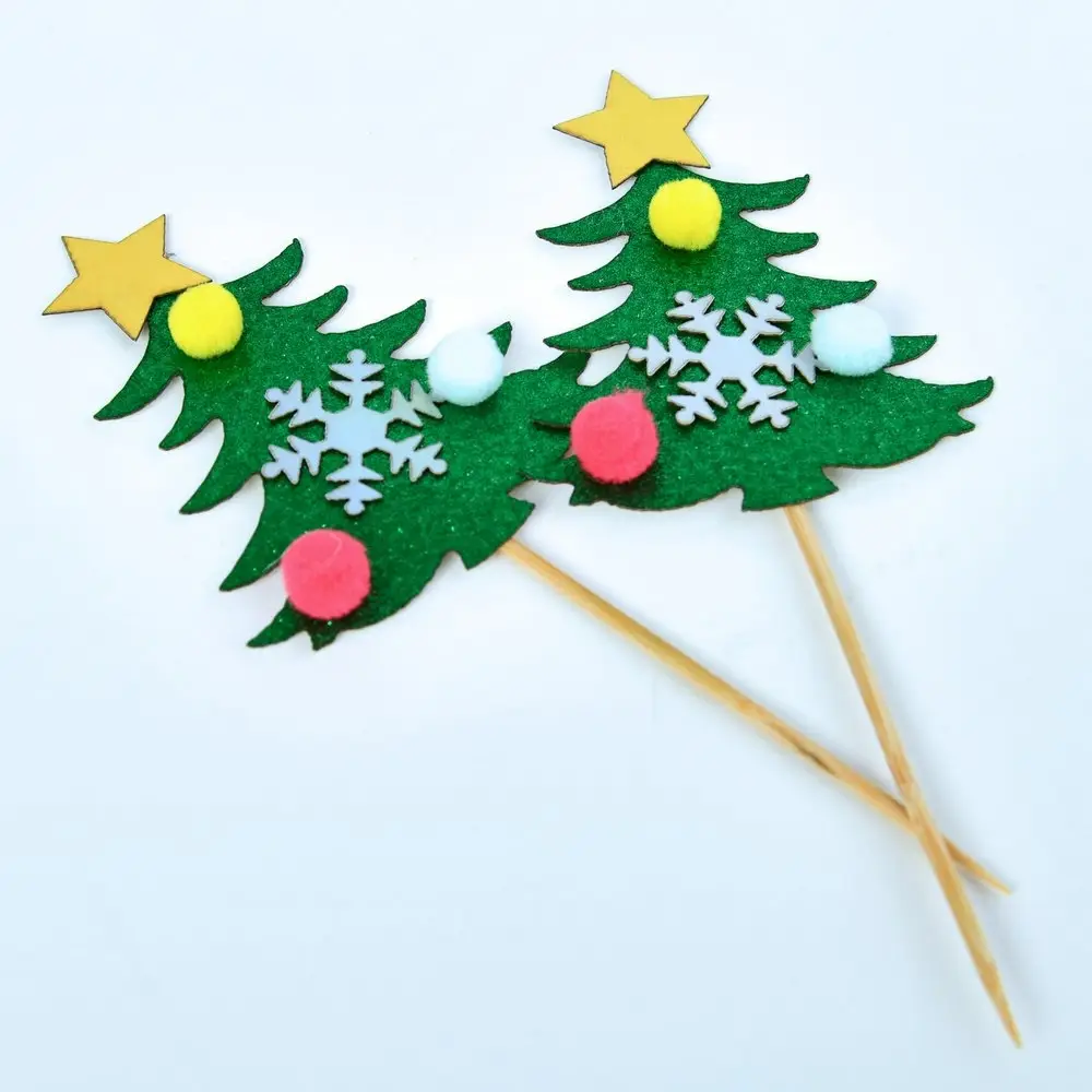 Топпер для украшения Ель набор 2 шт Топпер для украшения Ель набор 2 шт