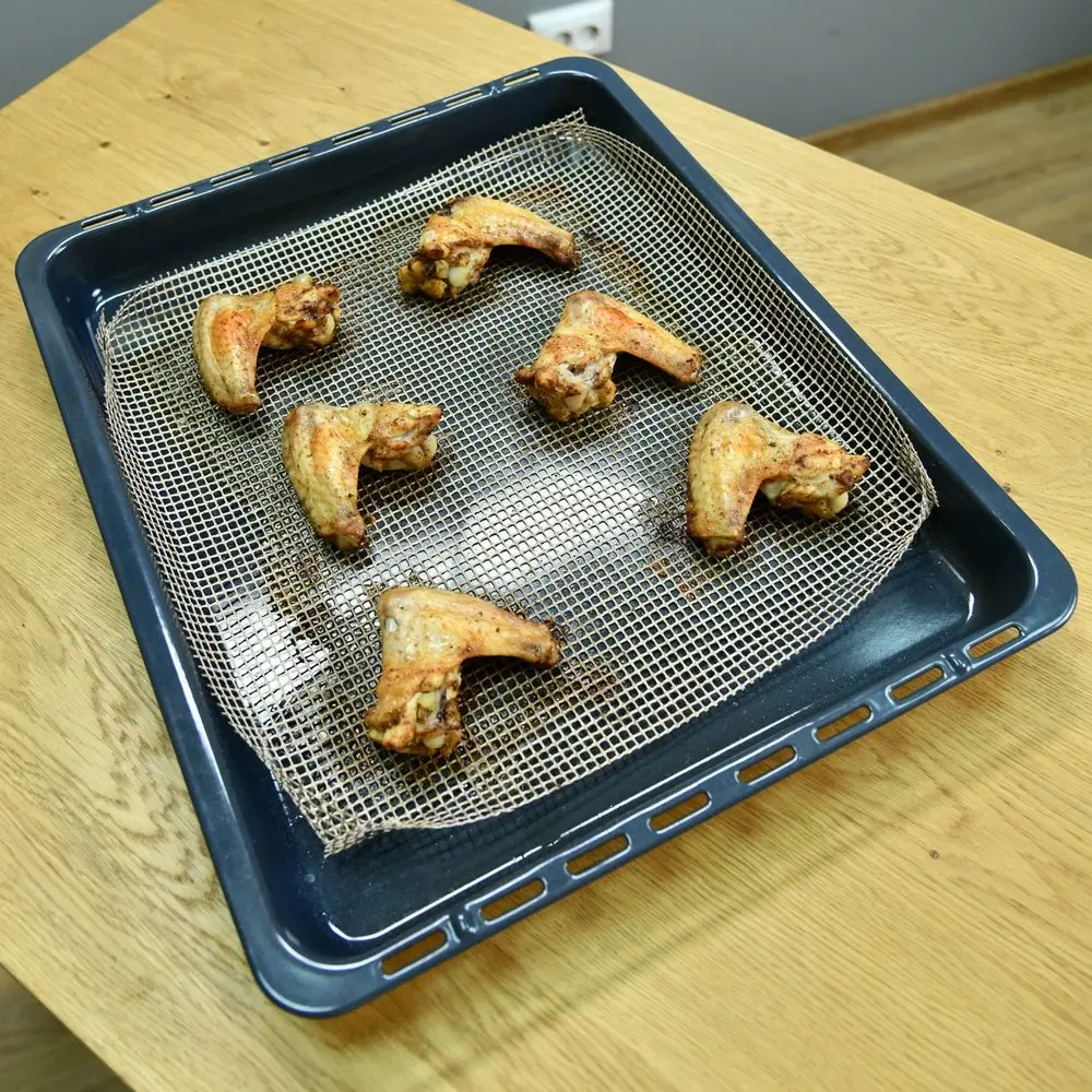 Сетка-корзинка для духовки, фритюра и барбекю, 33х33х2,5см