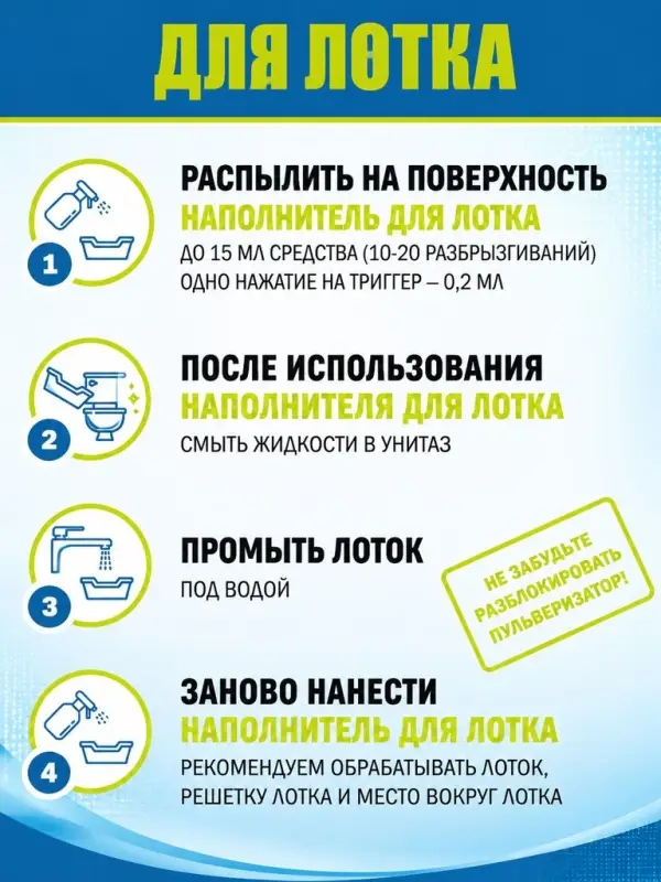 Антизапах, средство от запаха мочи