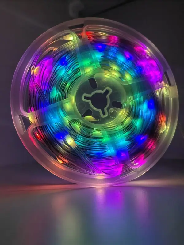 Новогодняя гирлянда роса 10 метров разноцветная