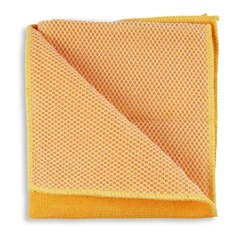 Салфетка микрофибра с абразивной сеткой для удаления грязи AVS MF-6109 (35х40см)(1шт)