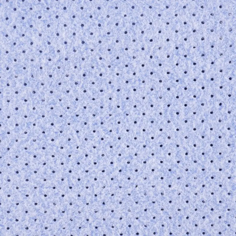 Искусственная замша с перфорацией AVS BCH-4055 (40*55 см) (голубая)