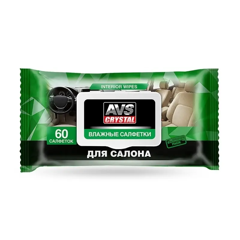 Влажные салфетки "Для Салона" (пластиковый клапан) 60 шт.