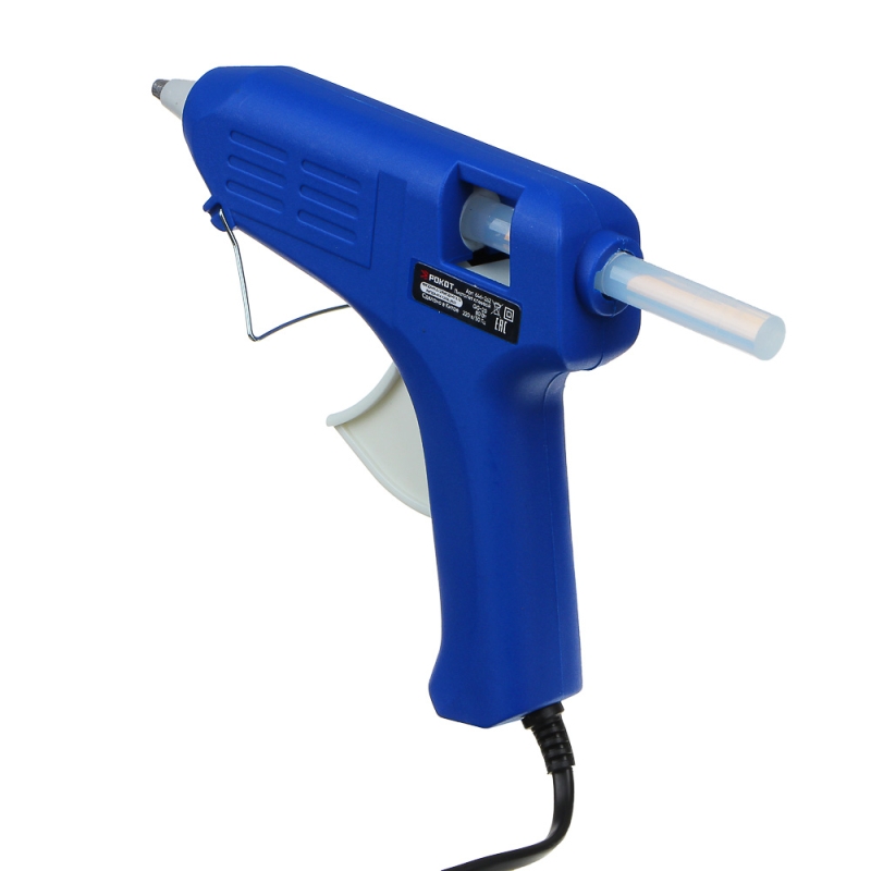 РОКОТ Пистолет клеевой электр. GG-80, 80Вт.нагрев 3-5 мин, 9 гр/мин, +2 стержня 11мм РОКОТ Пистолет клеевой электр. GG-80, 80Вт.нагрев 3-5 мин, 9 гр/мин, +2 стержня 11мм