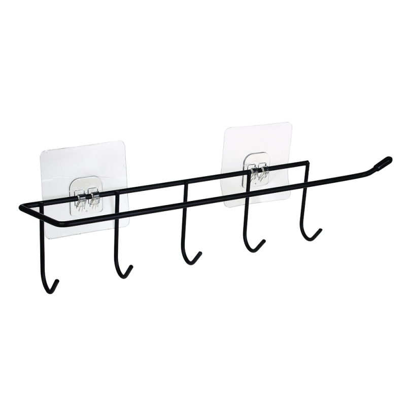 VETTA Держатель-планка с крючками для кухонной утвари, 28х7,5х8см, металл, ПВХ, 2 цвета VETTA Держатель-планка с крючками для кухонной утвари, 28х7,5х8см, металл, ПВХ, 2 цвета