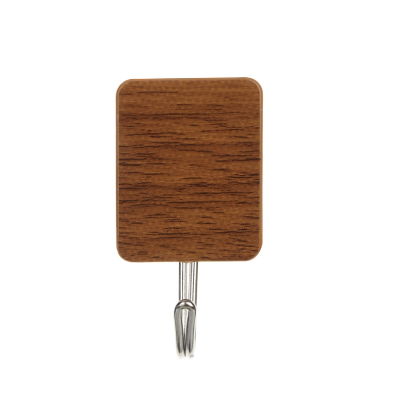 VETTA Крючки самоклеящиеся, 5 шт, принт под  VETTA Крючки самоклеящиеся, 5 шт, принт под "Дерево", металл, PS, 2 цвета