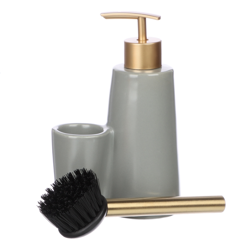 VETTA Диспенсер для моющего средства со щеткой  VETTA Диспенсер для моющего средства со щеткой "Ла Грейс"