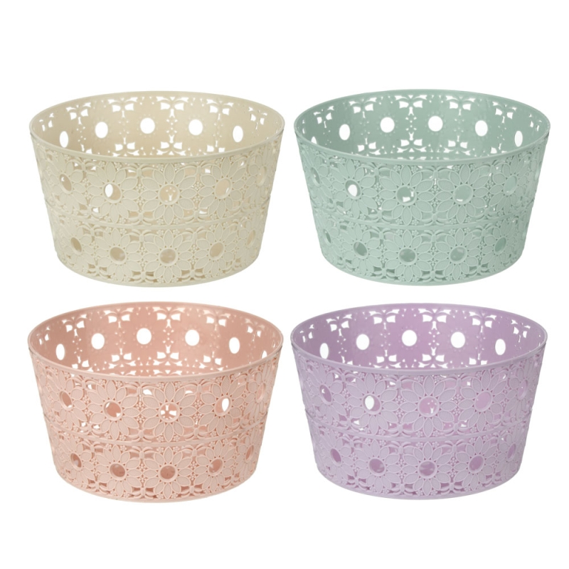 VETTA Корзинка универсальная, d21,7х11,7см, пластик, 4 цвета VETTA Корзинка универсальная, d21,7х11,7см, пластик, 4 цвета