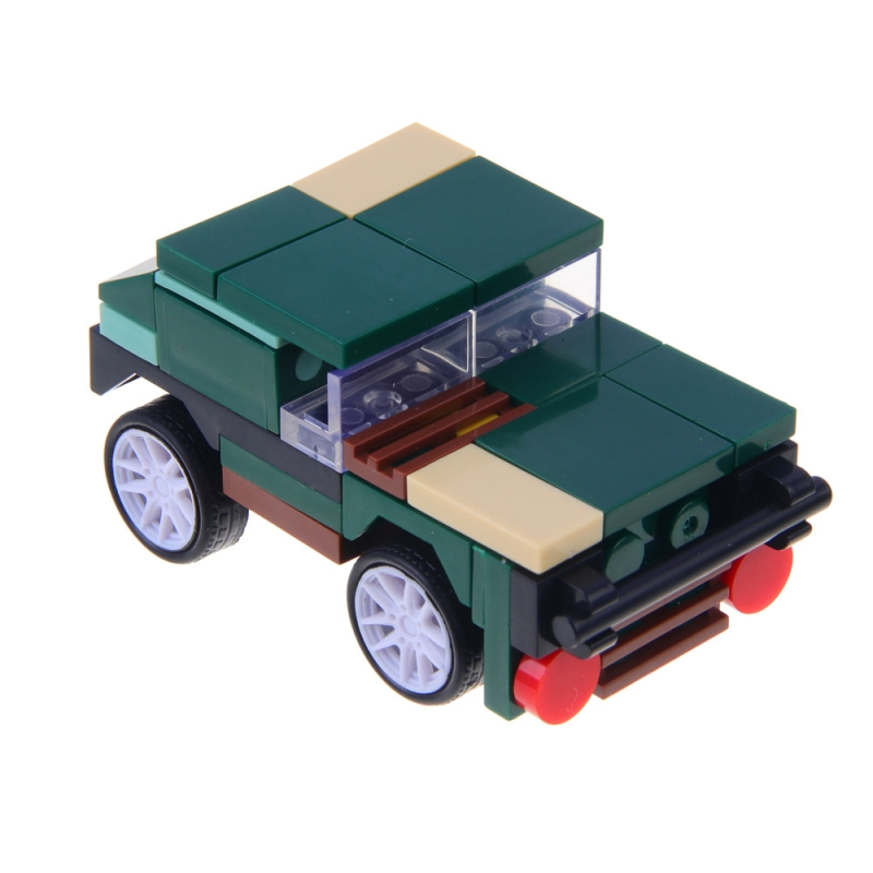 ИГРОЛЕНД Конструктор  ИГРОЛЕНД Конструктор "Армия" ПВО, 59-65 дет., 2в1, инерция, АБС, коллекция, 10х7х4 см., 4 дизайна