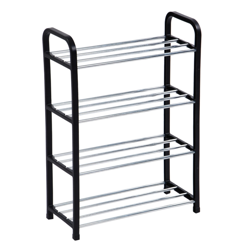 VETTA Этажерка для обуви, 4 яруса, 42х19х59см, металл, пластик VETTA Этажерка для обуви, 4 яруса, 42х19х59см, металл, пластик