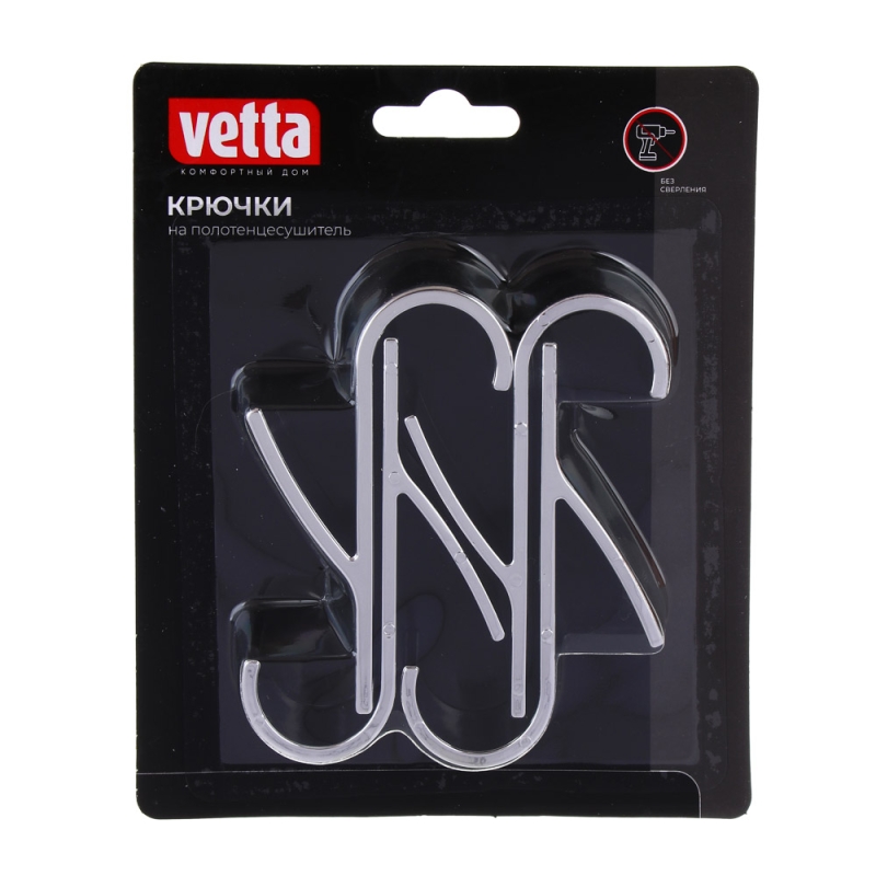 VETTA Крючки для ванной на радиатор обогрева, 4шт, полистирол, металл VETTA Крючки для ванной на радиатор обогрева, 4шт, полистирол, металл