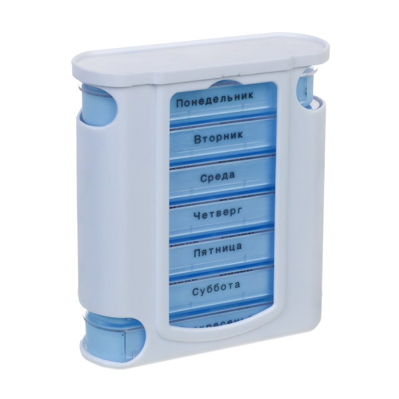 VETTA Бокс для хранения таблеток, 7 блоков по 4 отделения, пластик, 11,5х4,5x13 см VETTA Бокс для хранения таблеток, 7 блоков по 4 отделения, пластик, 11,5х4,5x13 см
