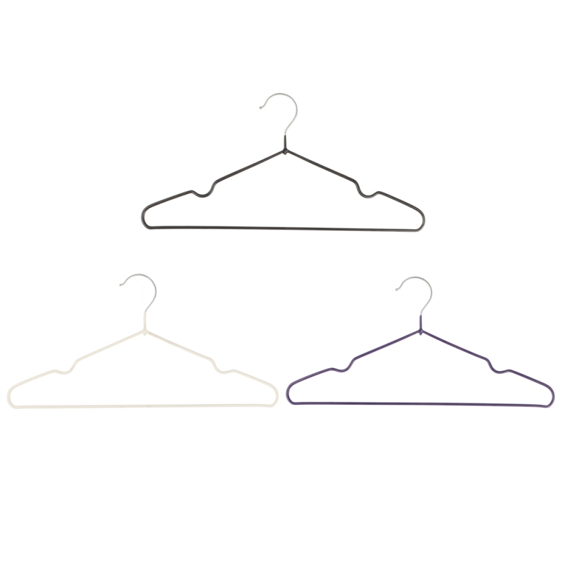 VETTA Вешалка металлическая, ПВХ покрытие, 41 см, 3 цвета VETTA Вешалка металлическая, ПВХ покрытие, 41 см, 3 цвета