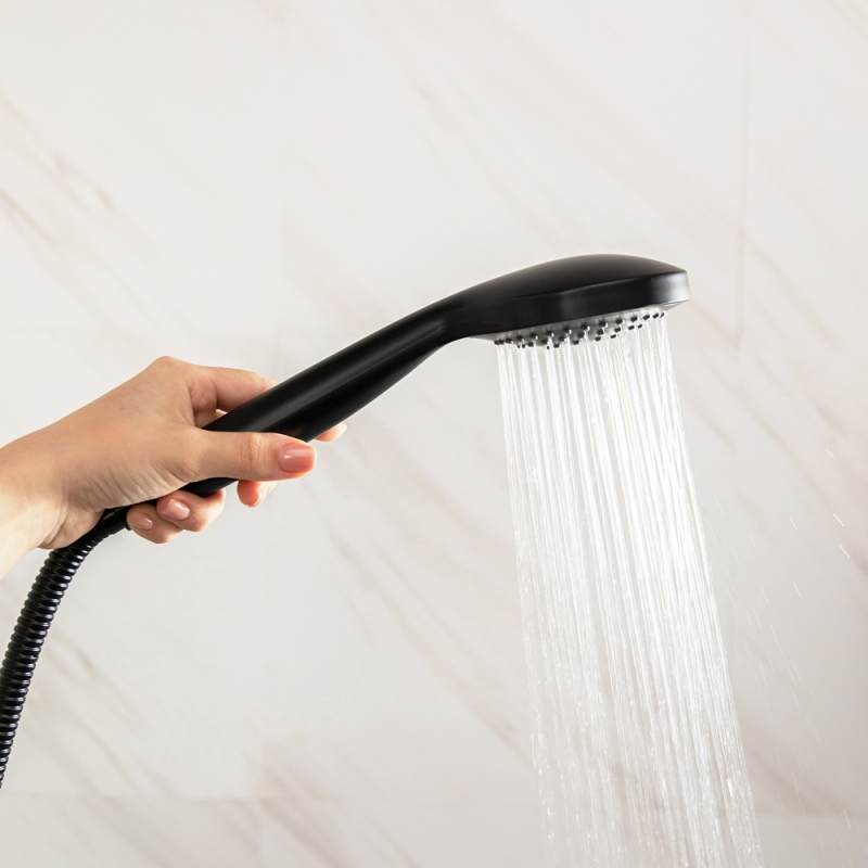 RAIN Лейка для душа, 1 режим, 100мм черная RAIN Лейка для душа, 1 режим, 100мм черная