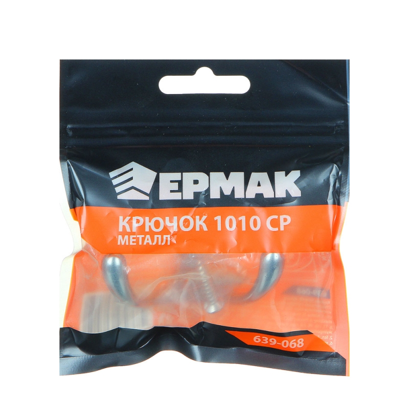 ЕРМАК Крючок 1010 CP, металл, 2 цвета: золото, хром ЕРМАК Крючок 1010 CP, металл, 2 цвета: золото, хром