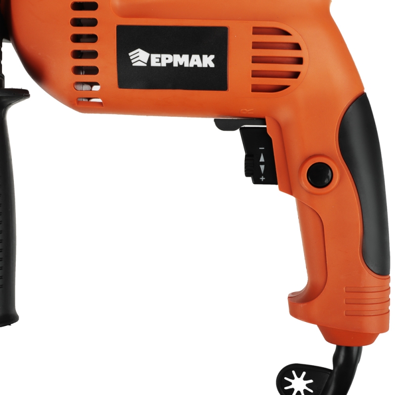 ЕРМАК Дрель ударная электр ДУ-500, 500Вт, 13мм, 0- 2900 об/мин, рег. скорости, реверс. ЕРМАК Дрель ударная электр ДУ-500, 500Вт, 13мм, 0- 2900 об/мин, рег. скорости, реверс.