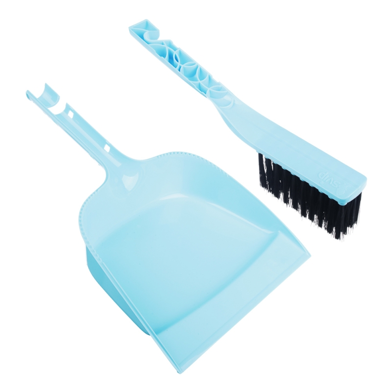 VETTA Совок+щетка  VETTA Совок+щетка "Практик", пластик, 29х19,5х6см, Аквамарин