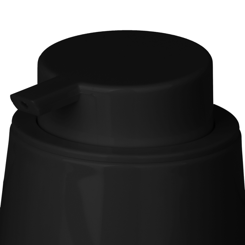 Vetta Дозатор для жидкого мыла, пластик, 350 мл, 13x9,5x9,5 см, черный Vetta Дозатор для жидкого мыла, пластик, 350 мл, 13x9,5x9,5 см, черный