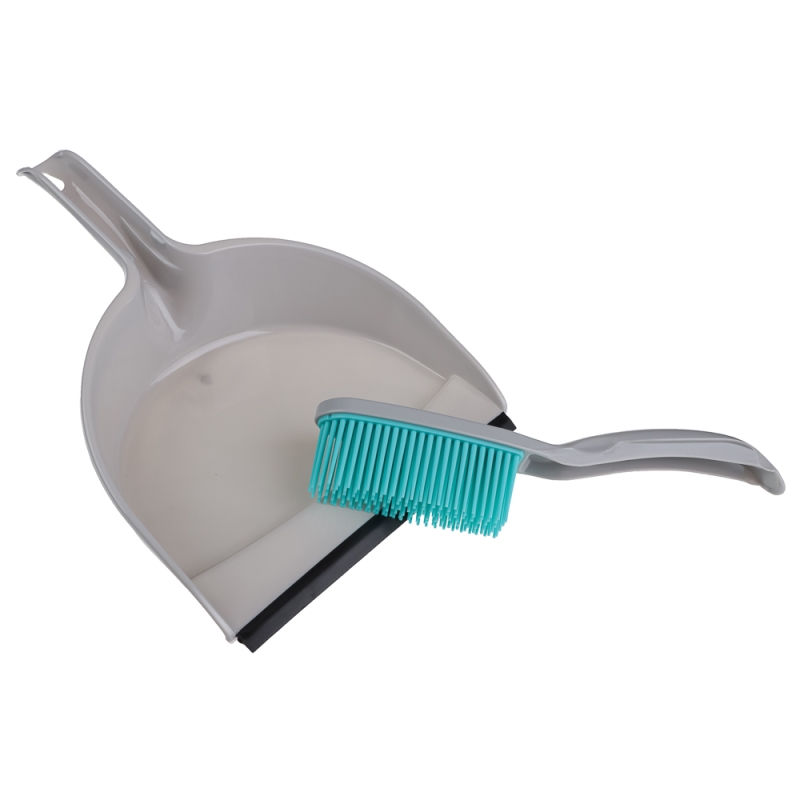 VETTA Набор: совок + щетка, полипропилен, термопластичная резина, совок:32х22,щетка:26х5 см VETTA Набор: совок + щетка, полипропилен, термопластичная резина, совок:32х22,щетка:26х5 см