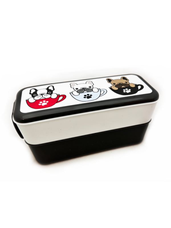 Контейнер для обеда Бульдоги 0,5+0,5 Контейнер для обеда Бульдоги 0,5+0,5