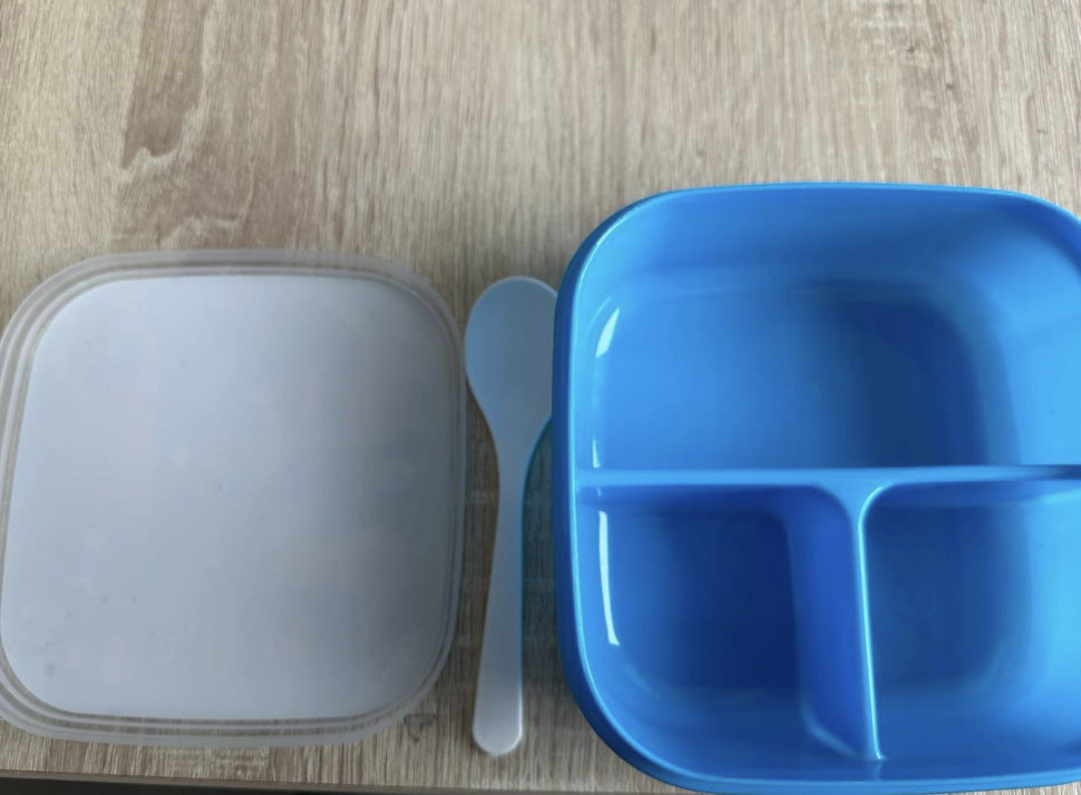 Ланч-бокс с ложкой Ланч-бокс с ложкой "Динозавр" 400мл