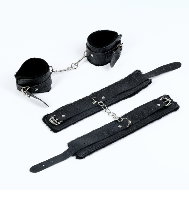Эротический БДСМ набор Оки-Чпоки, металл, кожа, набор 8 предметов, черный Эротический БДСМ набор Оки-Чпоки, металл, кожа, набор 8 предметов, черный