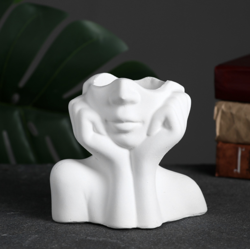 Кашпо - органайзер Кашпо - органайзер "Майя" белая, 9х13,5см