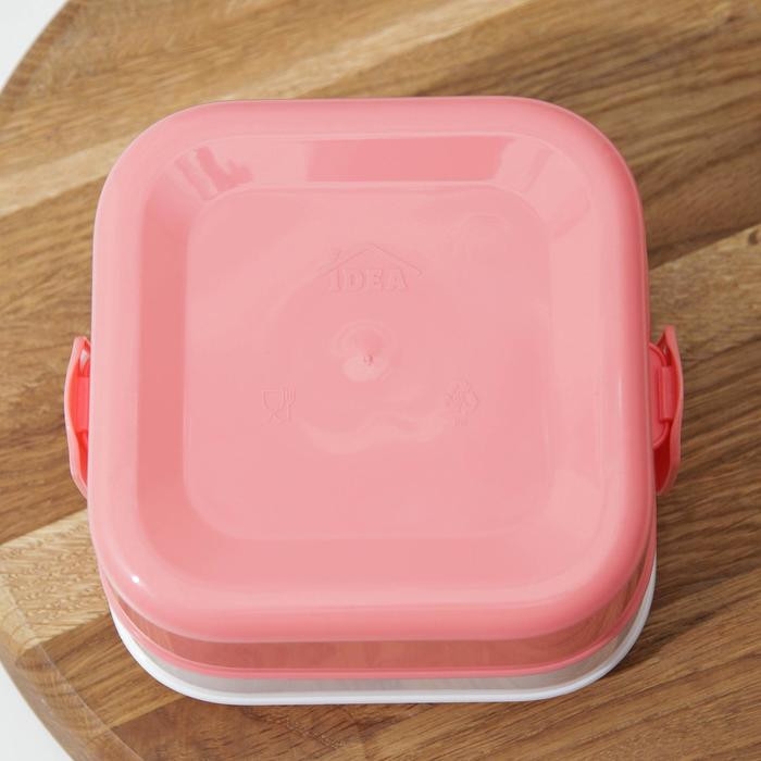 Контейнер для обеда «Капкейки», 2 отделения, 400 мл Контейнер для обеда «Капкейки», 2 отделения, 400 мл